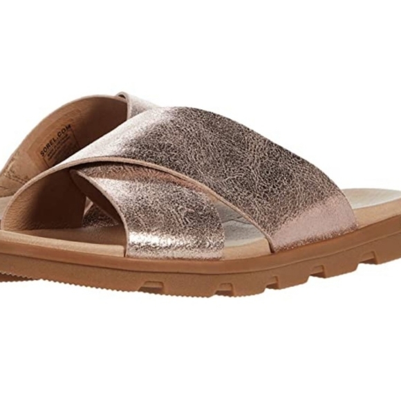 Sorel Shoes - Sorel Gemma Slide Color:Natural Tan